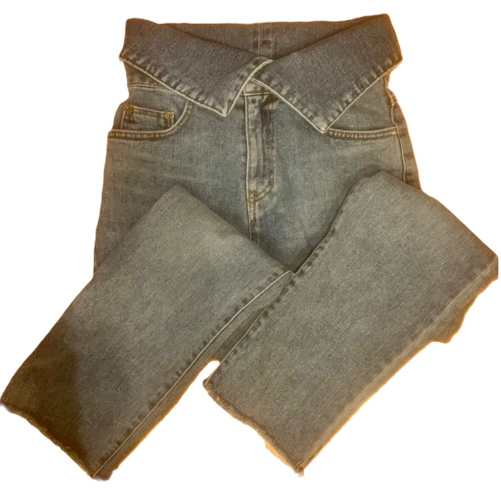 Ready To Wear Brand Super High Waist Jeans
